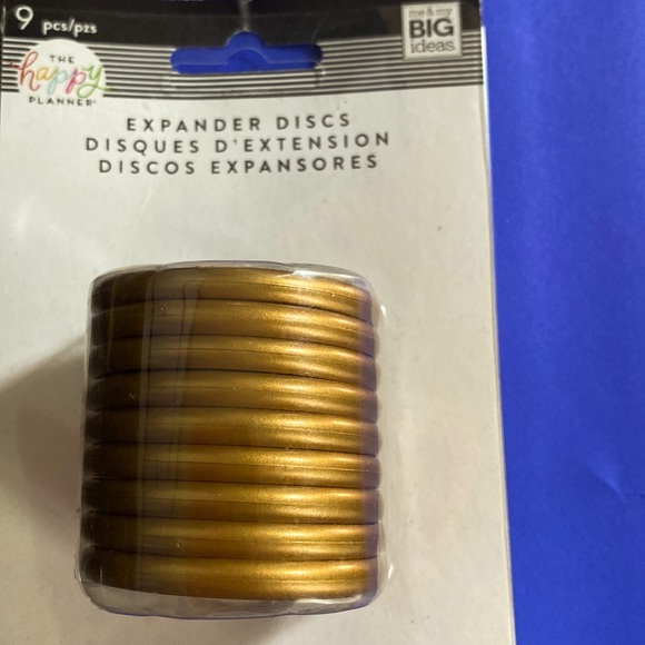 Gold Expander Discs HAPPY PLANNER - Picture 1 of 2